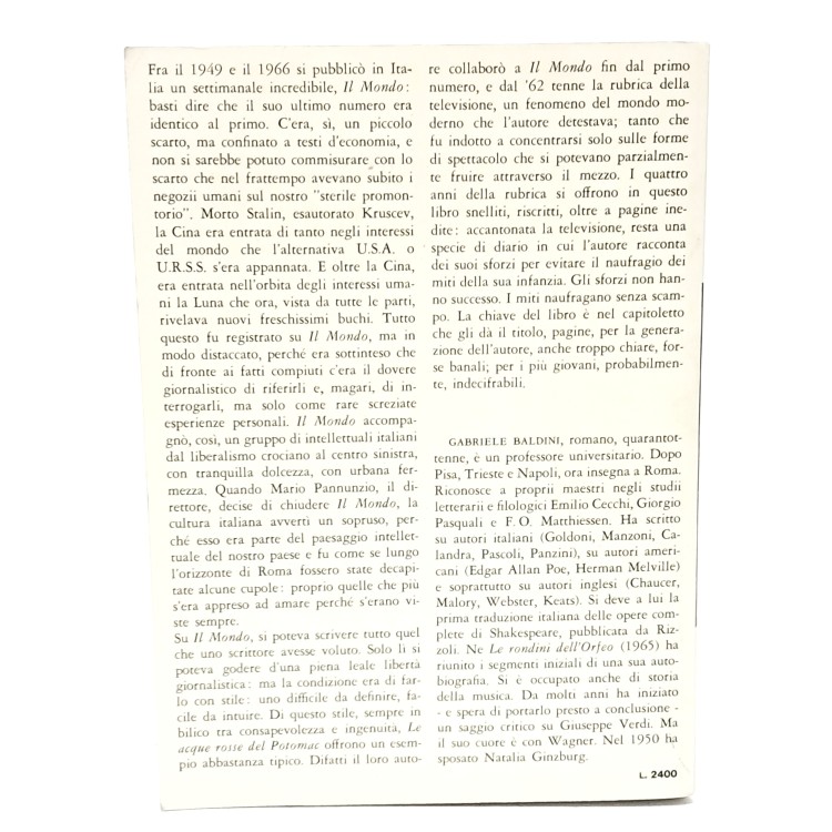 Le acque rosse del Potomac