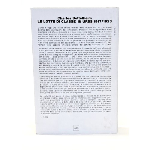 Le lotte di classe in Urss 1917/1923