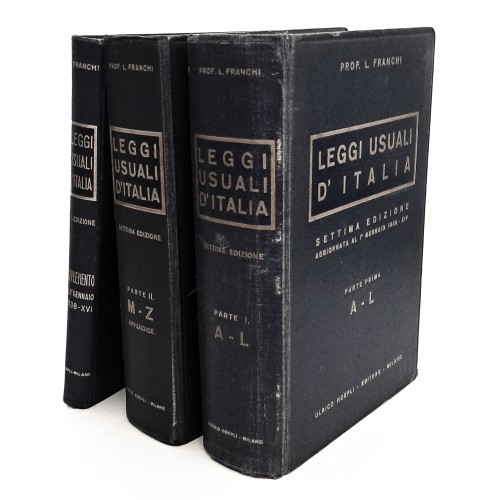 Leggi usuali d'Italia I-III
