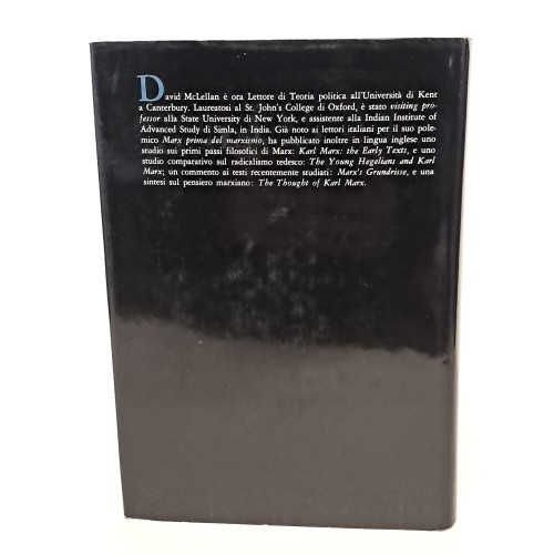 Carl Marx la sua vita il suo pensiero