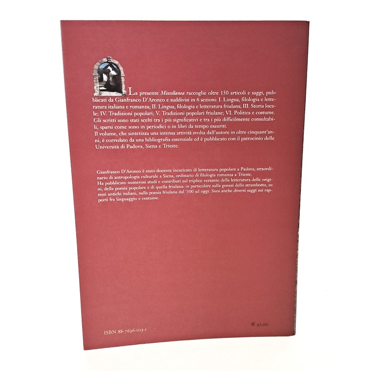 Miscellanea di studi e contributi (1945-2000)