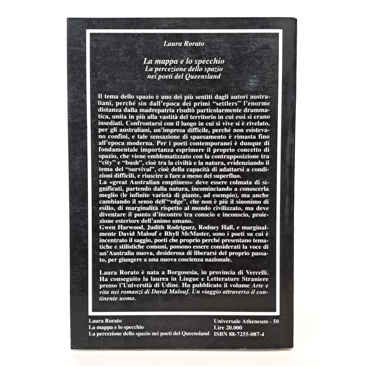 La mappa e lo specchio. La percezione dello spazio nei poeti del Queensland