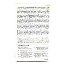 Il linguaggio infantile strutturazione e apprendimento 2