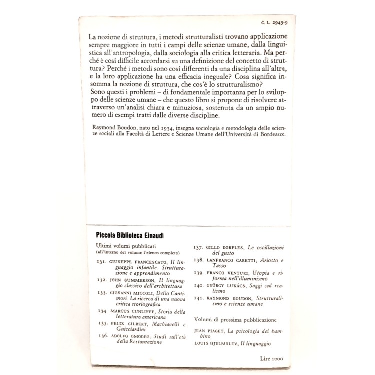 Strutturalismo e scienze umane