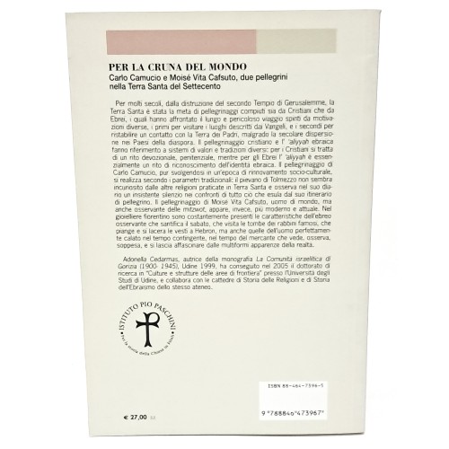 Per la cruna del mondo