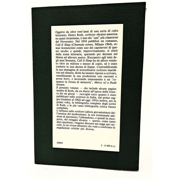 Henry Roth nella critica italiana