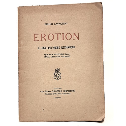 Erotion. Il libro dell'amore alessandrino
