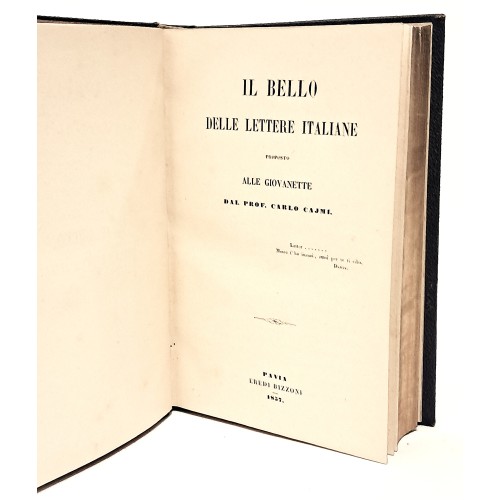 Il bello delle lettere italiane proposto alle giovanette
