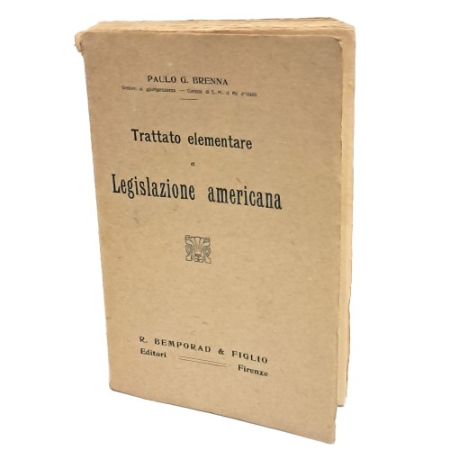Trattato elementare di legislazione americana