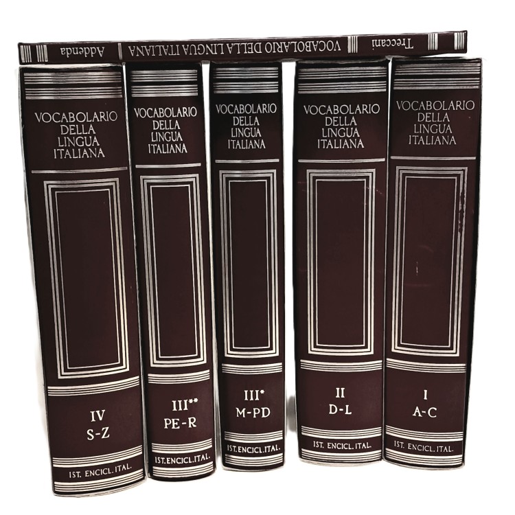 Vocabolario della lingua italiana I-V e addenda
