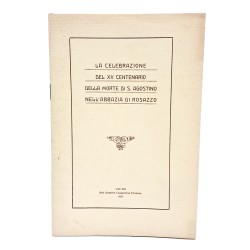La celebrazione del XV centenario della morte di S. Agostino nell'abbazia di Rosazzo