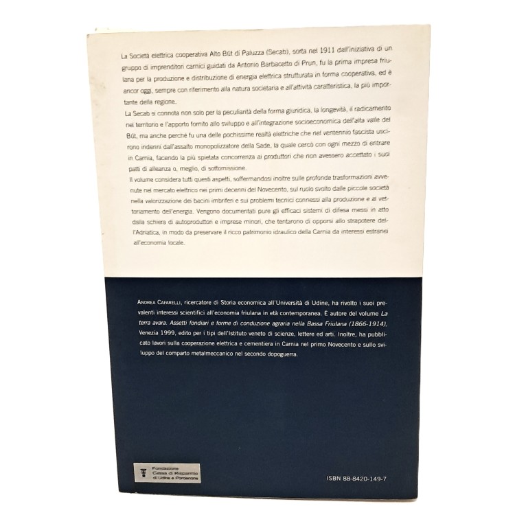 I signori della luce. La cooperazione elettrica in Carnia dalle origini alla seconda guerra mondiale