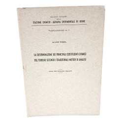 La determinazione dei principali costituenti chimici del terreno secondo i tradizionali metodi di analisi