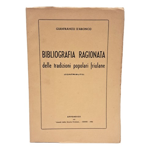 Bibliografia ragionata delle tradizioni popolari friulane