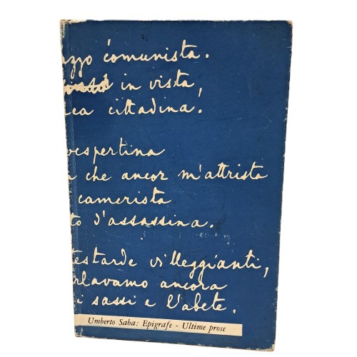 Epigrafe. Ultime prose