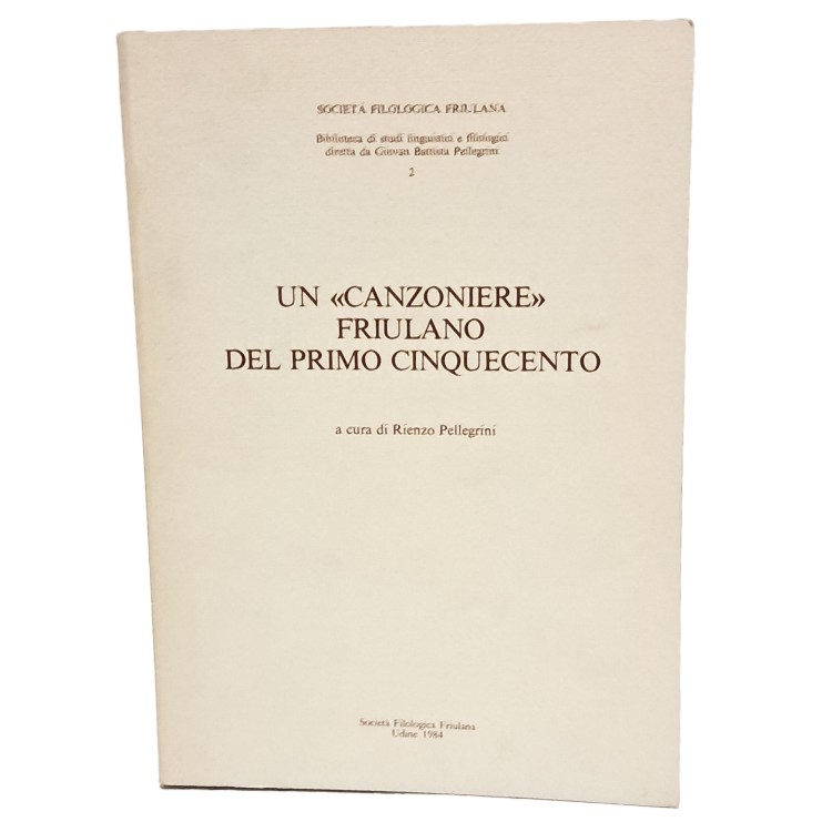 Un canzoniere friulano del primo Cinquecento