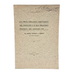 Un prete friulano, partigiano dei francesi e il suo processo politico, nel gennaio 1797
