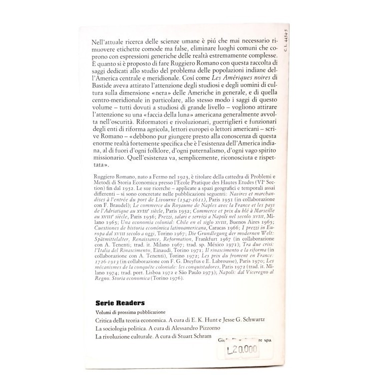 America indiana. Storia cultura situazione degli Indios