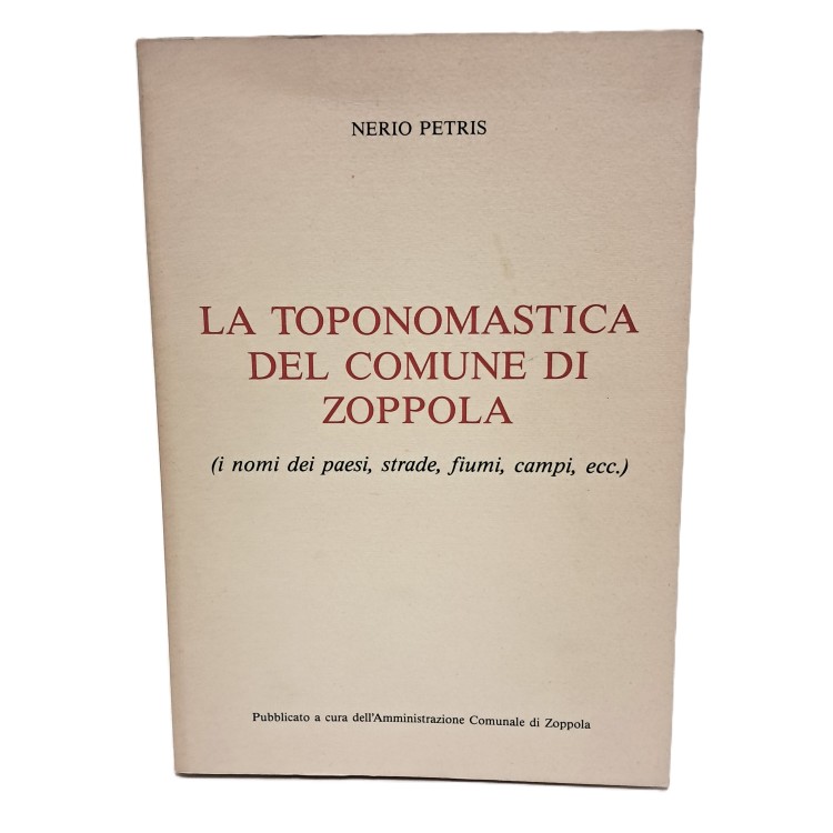 La toponomastica del comune di Zoppola