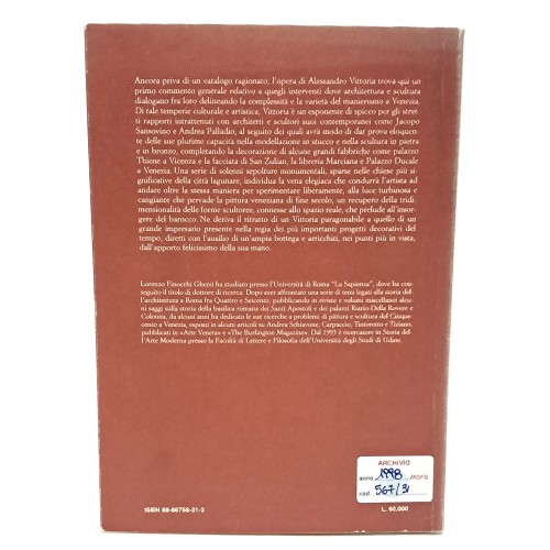 Alessandro Vittoria. Architettura, scultura e decorazione nella Venezia del tardo Rinascimento