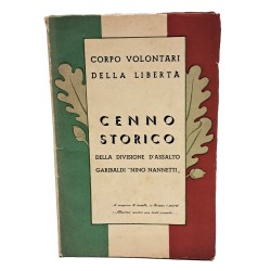 Cenno storico della divisione d'assalto Garibaldi "Nino Nannetti" corpo volontari della libertà