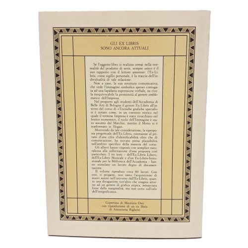 L'ex libris all'Accademia di Belle Arti