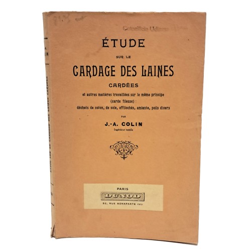 Etude sur le cardage des laines cardées
