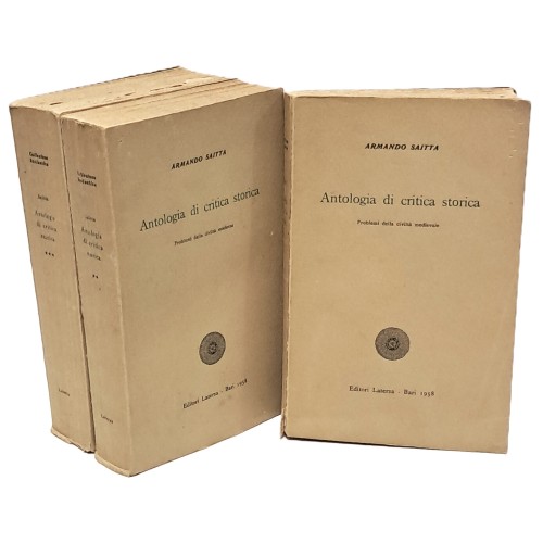 Antologia di critica storica I-III