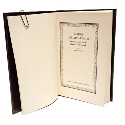 Mistici del XIV secolo. Imitazione di Cristo Tauler - Ruysbroek