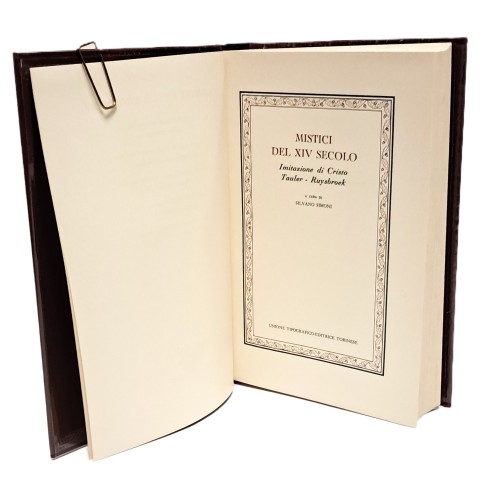 Mistici del XIV secolo. Imitazione di Cristo Tauler - Ruysbroek