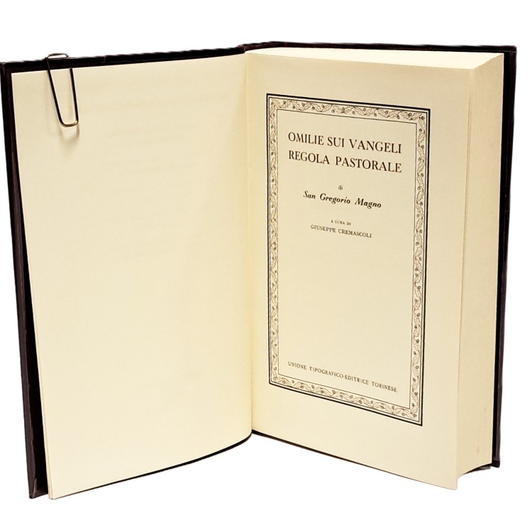 Omilie sui vangeli regola pastorale di San Gregorio Magno