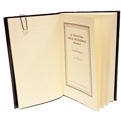 Il trattato delle benedizioni (Berakhot) dal Talmùd babilonese