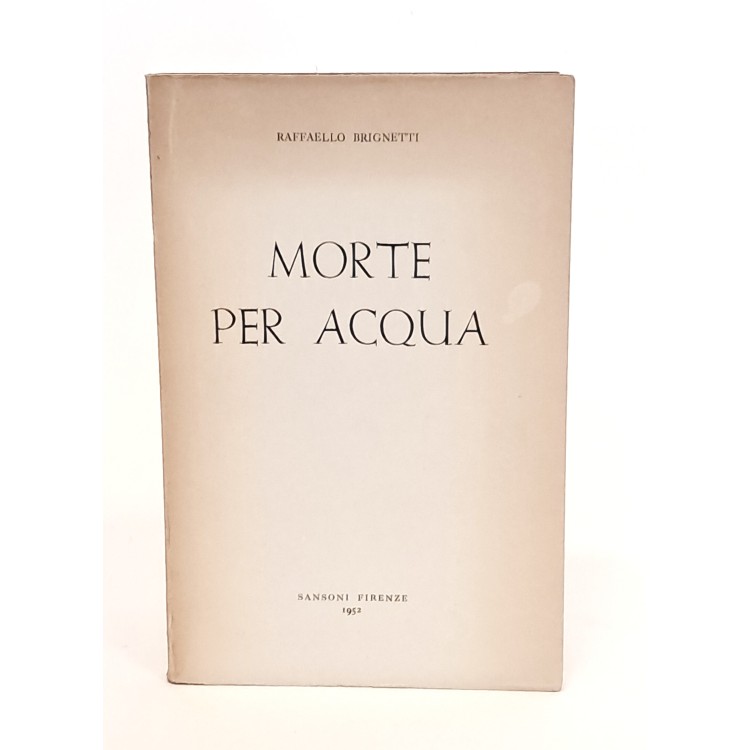 Morte per acqua