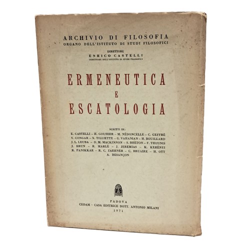 Ermeneutica e escatologia