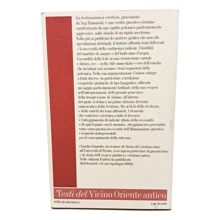 La testimonianza veritiera