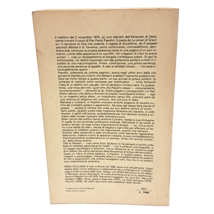 Vita di Pasolini