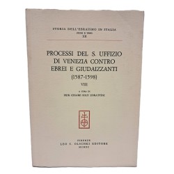 Processi del S. Uffizio di Venezia contro ebrei e giudaizzanti (1587-1598)