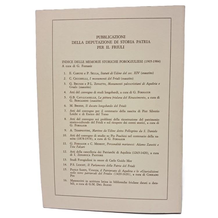 Memorie Storiche Forogiuliesi volume LXV