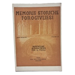 Memorie Storiche Forogiuliesi volume LII