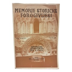 Memorie Storiche Forogiuliesi volume LIV