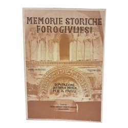 Memorie Storiche Forogiuliesi volume LXI