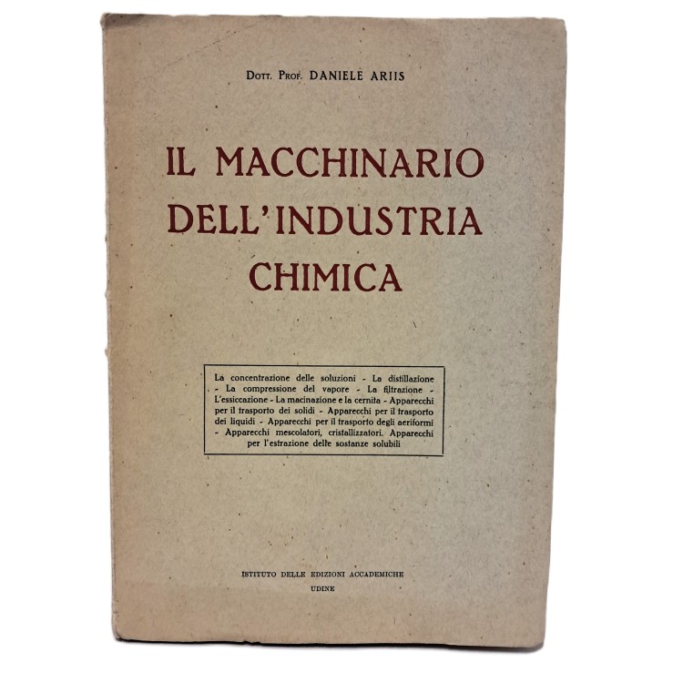 Il macchinario dell'industria chimica