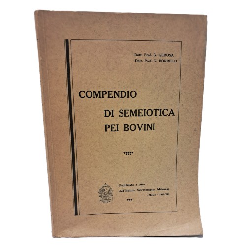 Compendio di semeiotica per bovini