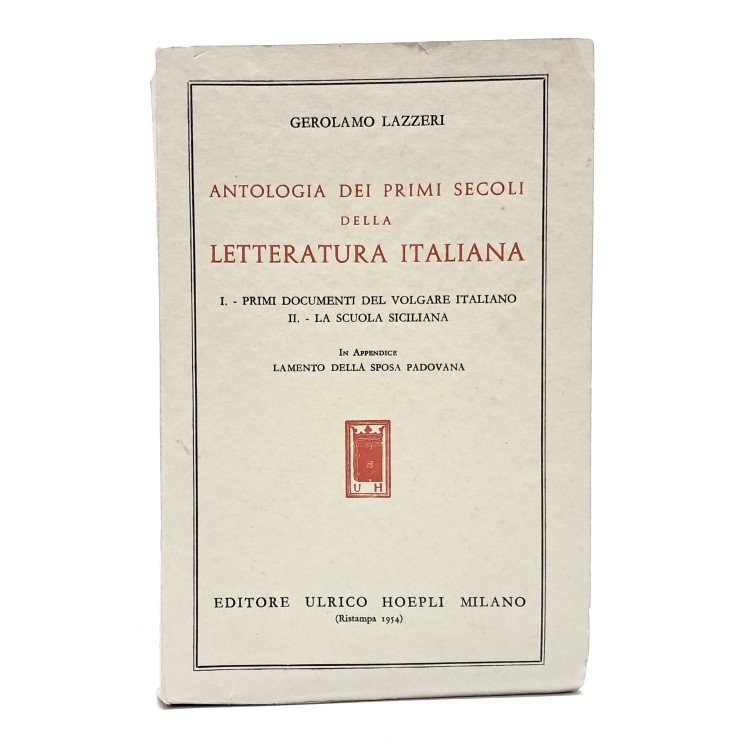 Antologia dei primi secoli della letteratura italiana