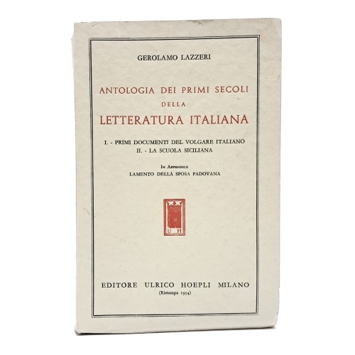 Antologia dei primi secoli della letteratura italiana