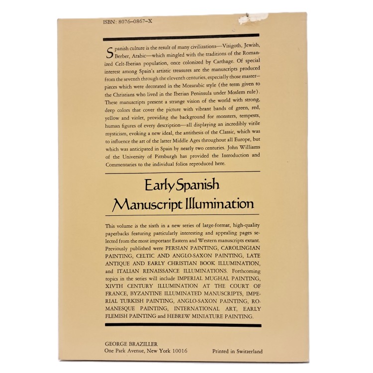 Early spanish manuscript illumination