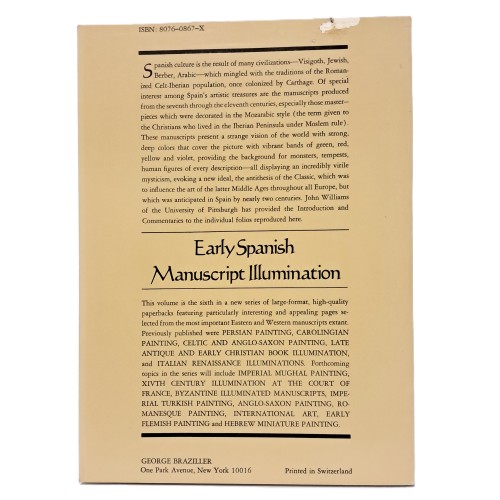 Early spanish manuscript illumination