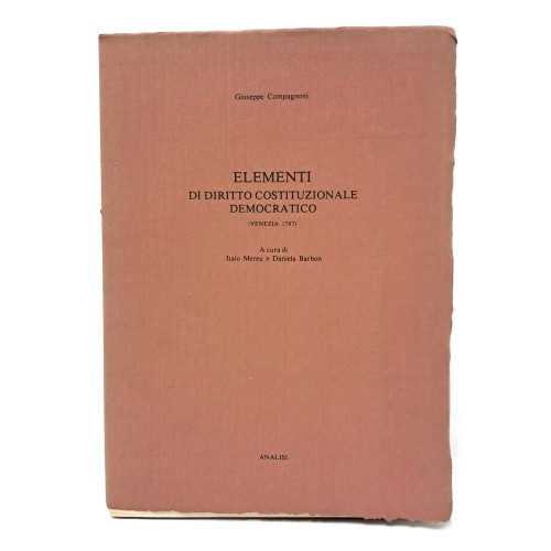 Elementi di diritto costituzionale democratico (Venezia 1797)