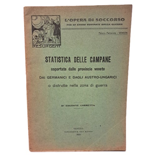 Statistica delle campane asportate dalle provincie venete