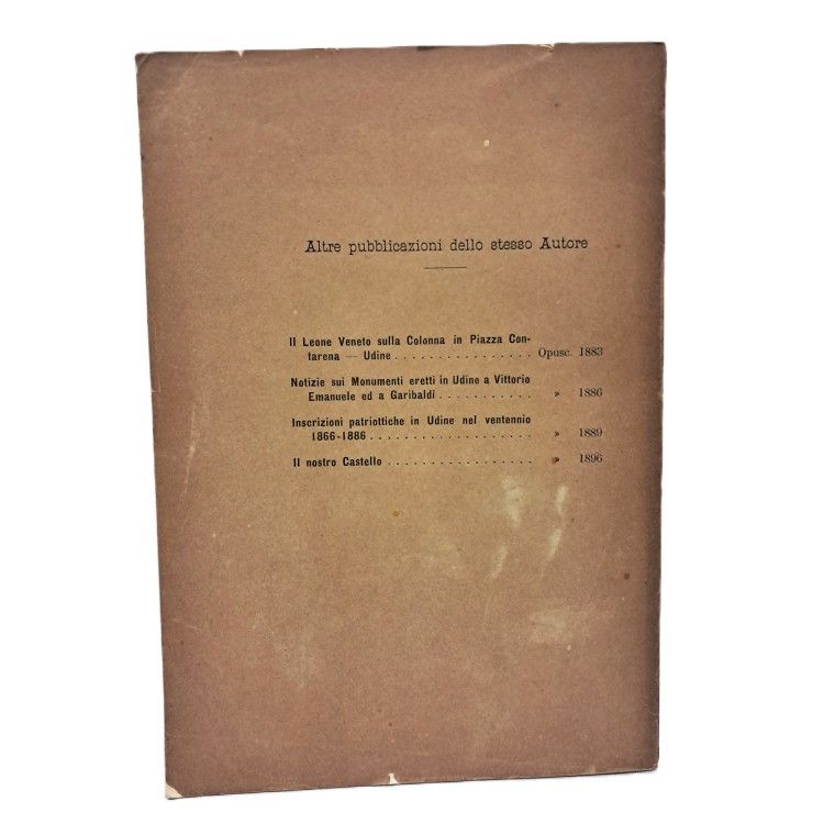 Un proclama repubblicano francese a Udine all'epoca del direttorio